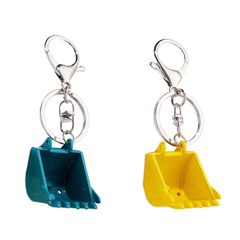 Heavy Equipment Key Ring - Новинка, креативный металлический экскаватор, брелок 3D,