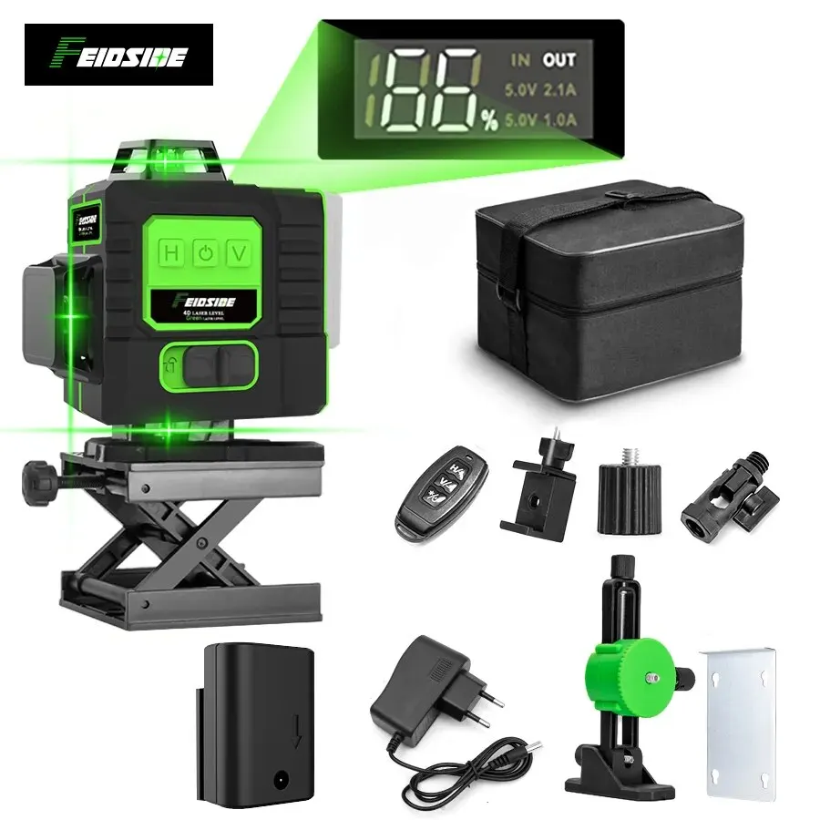 Laser Level Rotary - Лазерный уровень FEIDSIDE с 16/12 линиями
