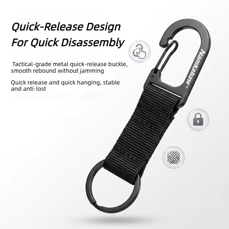 Карабин с пружинным механизмом – обзор и цена Heavy Equipment Key Ring
