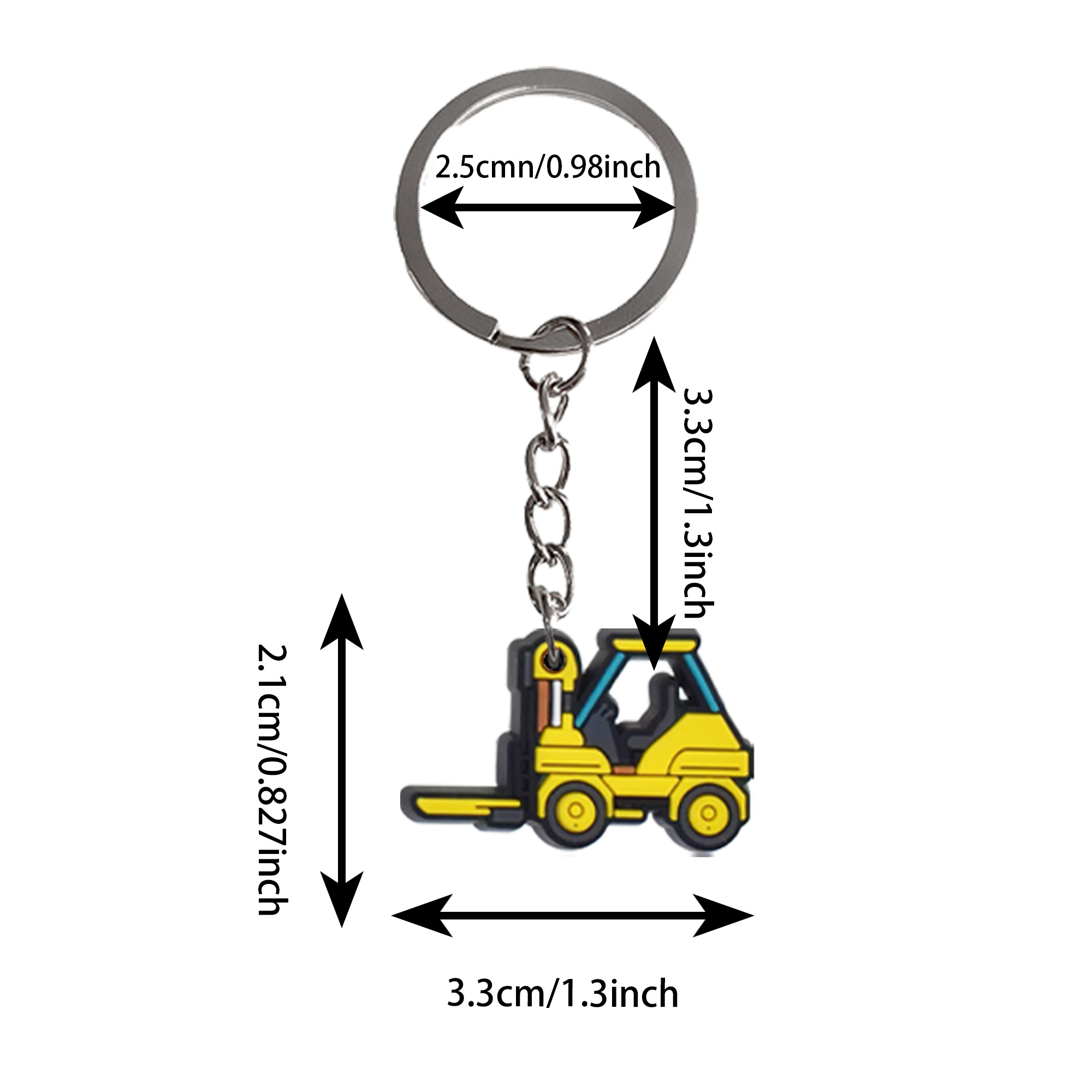1 шт. брелок с героями мультфи – обзор и цена Heavy Equipment Key Ring