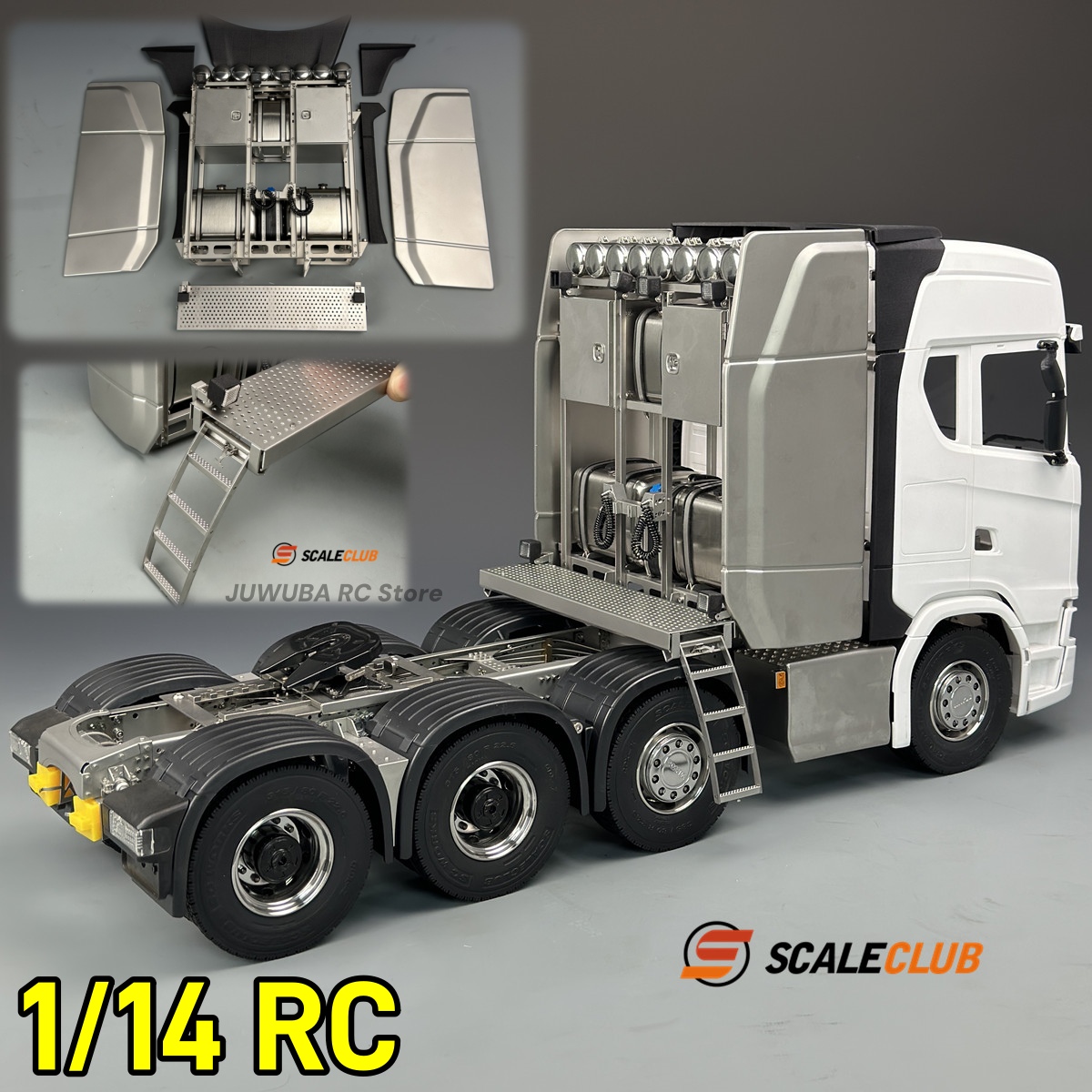 770S 1/14 Стойка для оборудова – обзор и цена Heavy Equipment Hauler