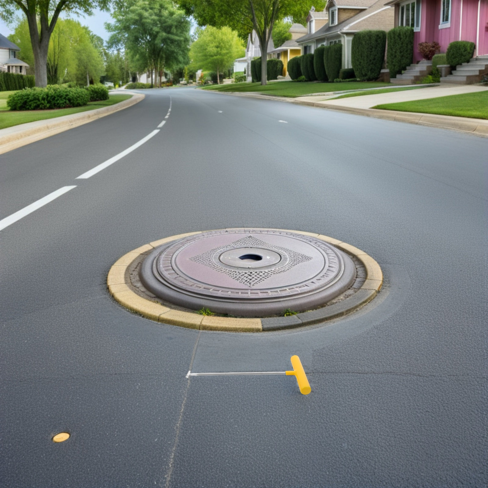 Т-образный подъемный крюк для  – обзор и цена Manhole Cover Lifting