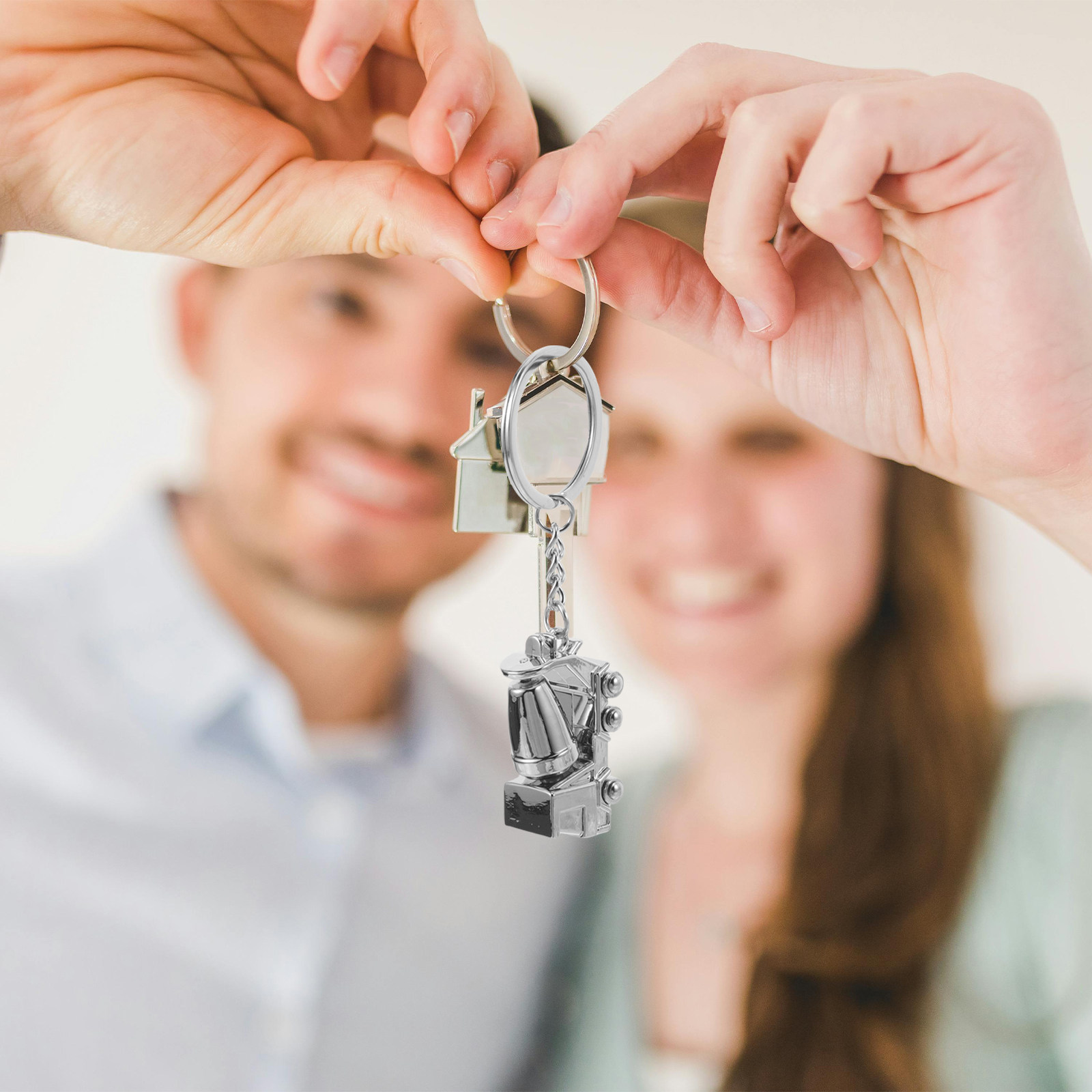 Брелок в виде бетономешалки из – обзор и цена Heavy Equipment Key Ring